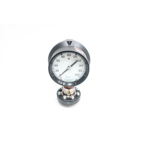 ASHCROFT With Diaphragm 4-1/2In 0-200Kpa Pressure Gauge 45-1379AS-4L 50-100UD-04T
